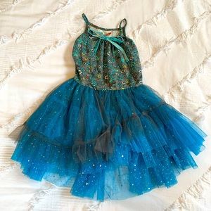 Girls 5 Paperwings Tulle-skirt Dress